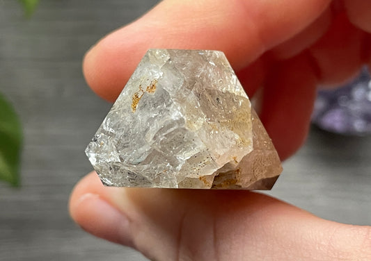 Herkimer Diamond with Anthraxolite & Mica Inclusions (#9)