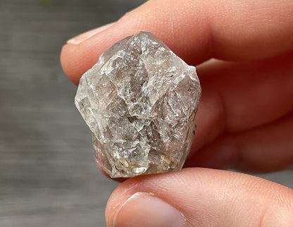 Herkimer Diamond with Anthraxolite Inclusions (#11)